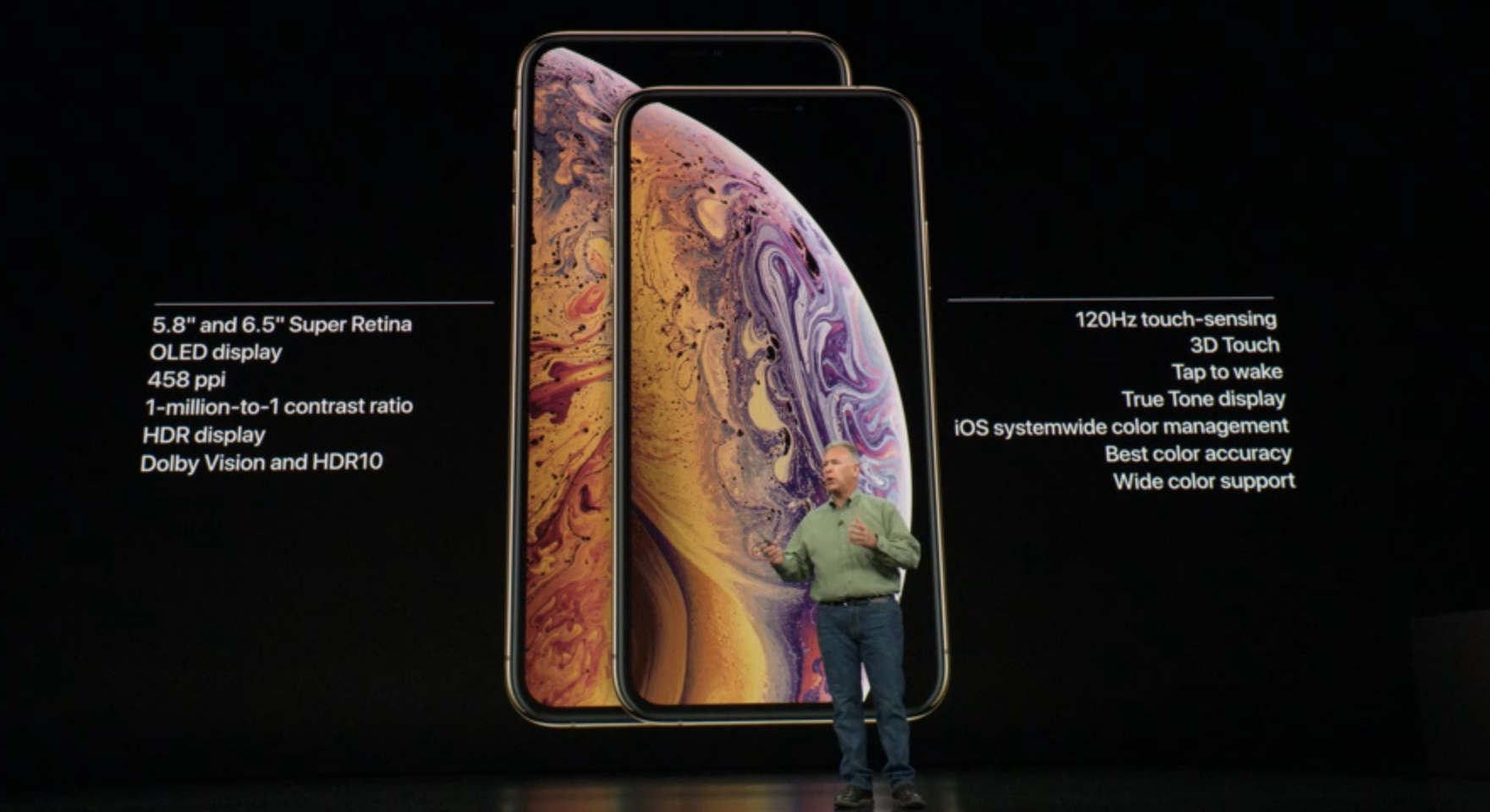 iPhone Xs and iPhone Xs Max