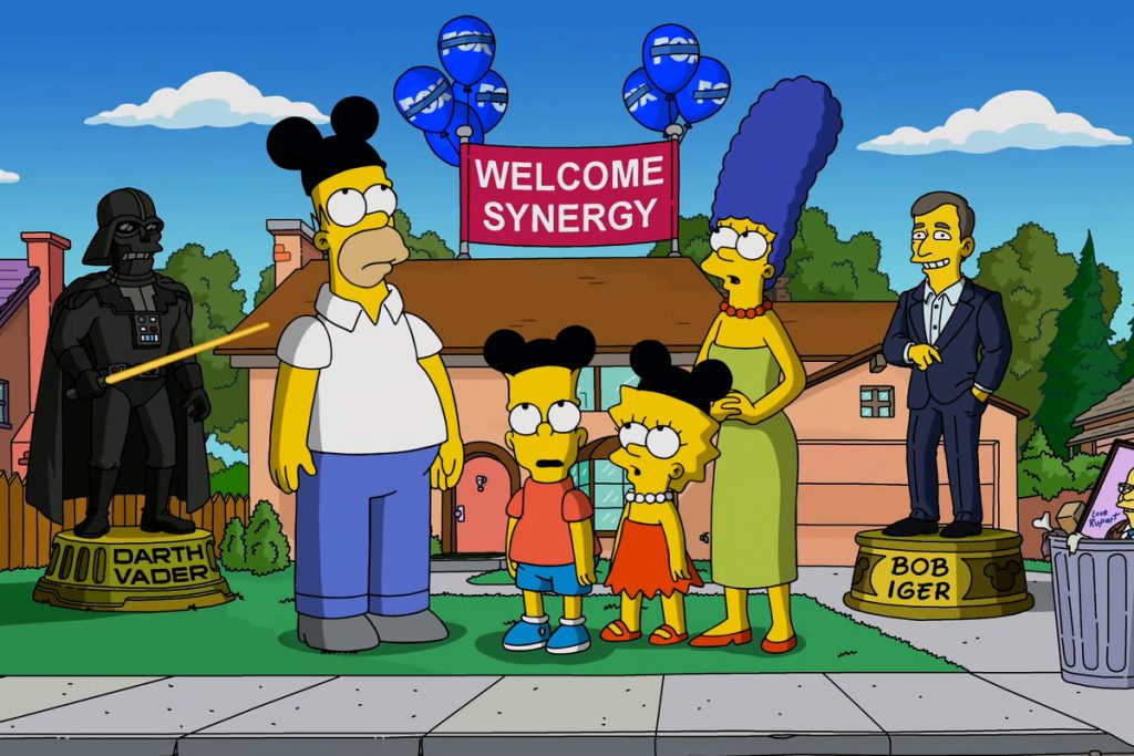 Simpsons on Disney
