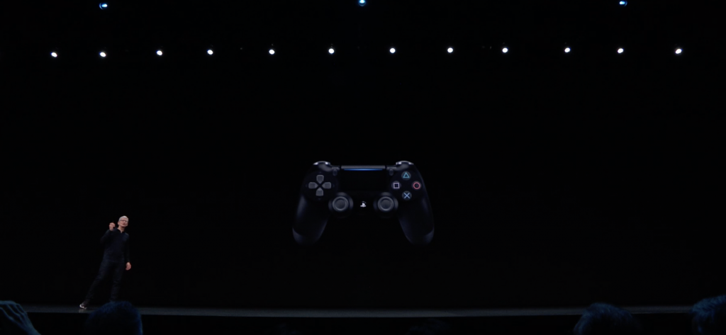 Xbox and Playstation controllers are now supported by Apple TV